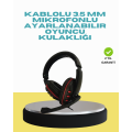 Professional Red Light Headset with Wired Microphone Professional Red Light Headset with Wired Microphone