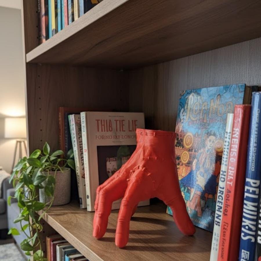 3D Modern Red Hand Object 17x16 cm Home and Office Decoration