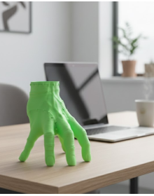 3D Green Hand Design Decoration 27x22 cm Large Size Stylish Object