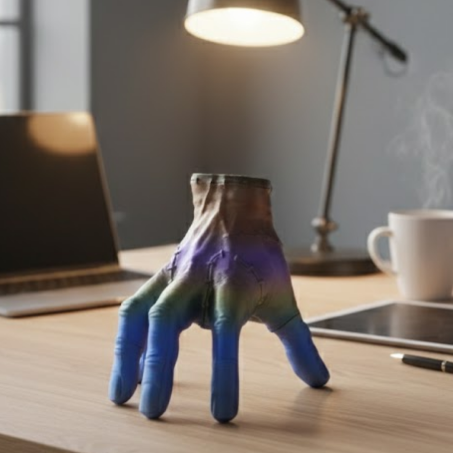 3D Design Colorful Hand Figurine 27x22 cm Original and Stylish Accessory