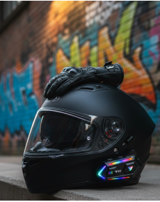 IPX6 Waterproof Helmet Headset System with Intercom Distance