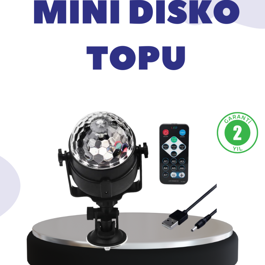 Sound Sensitive Mini Disco Globe Lamp Sound Sensitive Mini Disco Globe Lamp