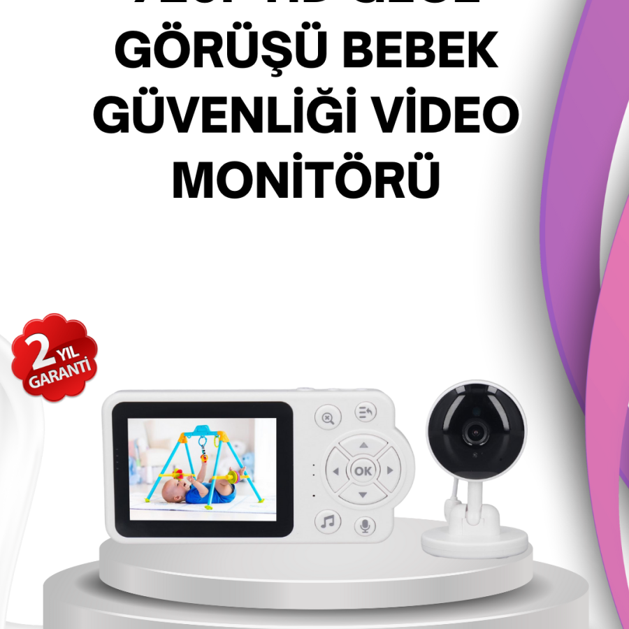 Night Vision Baby Camera with Lullaby and Alarm Features Night Vision Baby Camera with Lullaby and Alarm Features