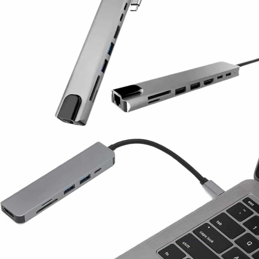 Converter Converter Adapter Macbook 3 In 1 Type-C To HDMI USB 3.0