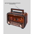 Solar Charged Fireplace Flame Effect Bluetooth Speaker 7W Portable Sound System Solar Charged Fireplace Flame Effect Bluetooth Speaker 7W Portable Sound System