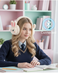 Wireless Rabbit Design Bluetooth Headset TF Card Supported