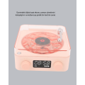 Night Light Stereo Bluetooth Speaker Digital Clock 3-in-1 Device with Water Wave Effect