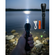 60W Powerful LED Flashlight 6000 Lumen Long Distance Lighting Set