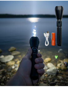 60W Powerful LED Flashlight 6000 Lumen Long Distance Lighting Set