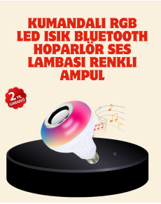 RGB LED Bulb with Bluetooth Connection – Stylish and Functional