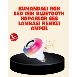 RGB LED Bulb with Bluetooth Connection – Stylish and Functional