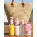 Compact 5 Piece Travel Cosmetic Bottle Set