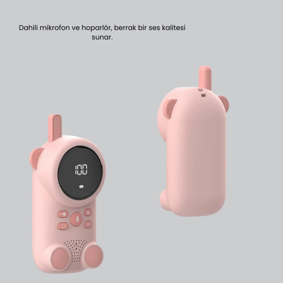 Rechargeable Baby Monitor Long Distance 22 Channel LCD Screen VOX Mode 400 mAh