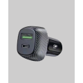 Vehicle Type Fast Charging Adapter Type-C PD USB Dual Port Compact Vehicle Type Fast Charging Adapter Type-C PD USB Dual Port Compact