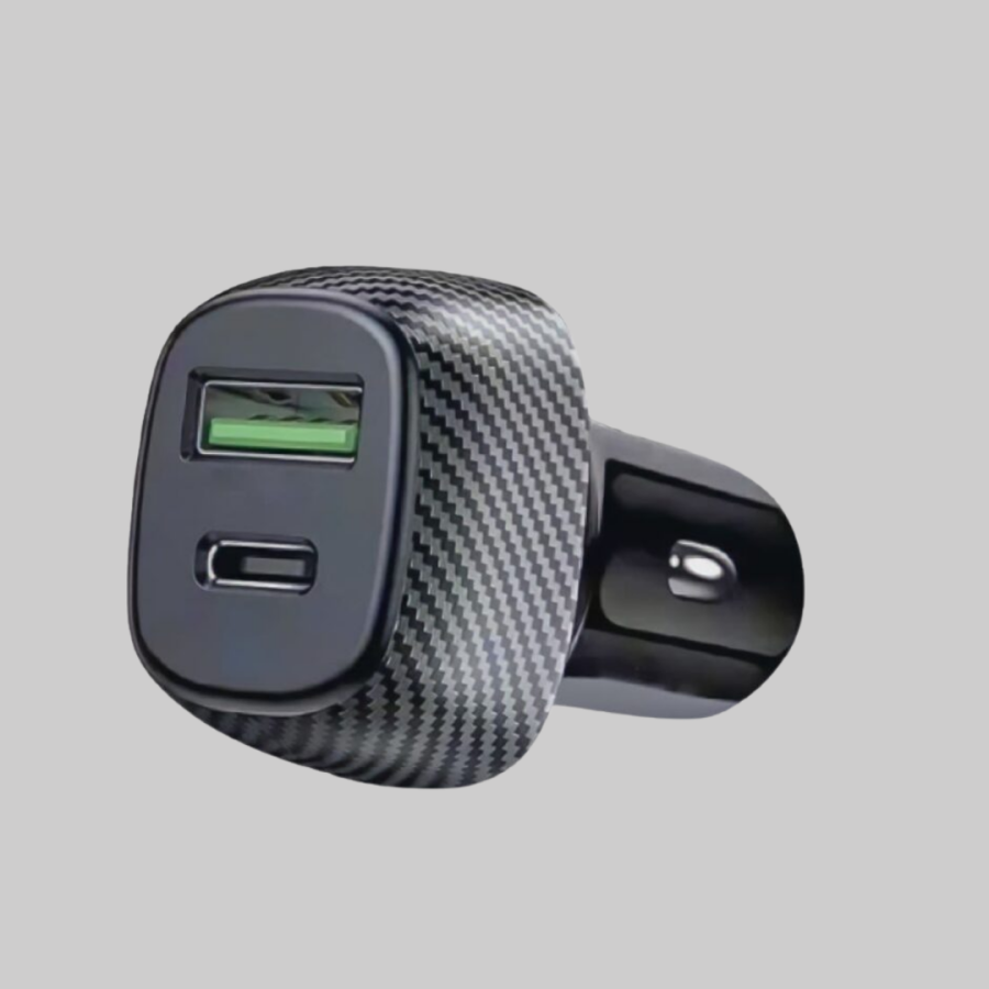 Vehicle Type Fast Charging Adapter Type-C PD USB Dual Port Compact Vehicle Type Fast Charging Adapter Type-C PD USB Dual Port Compact