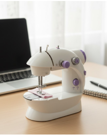 Home Type Mini Sewing Machine with Adjustable Speed ​​and Light