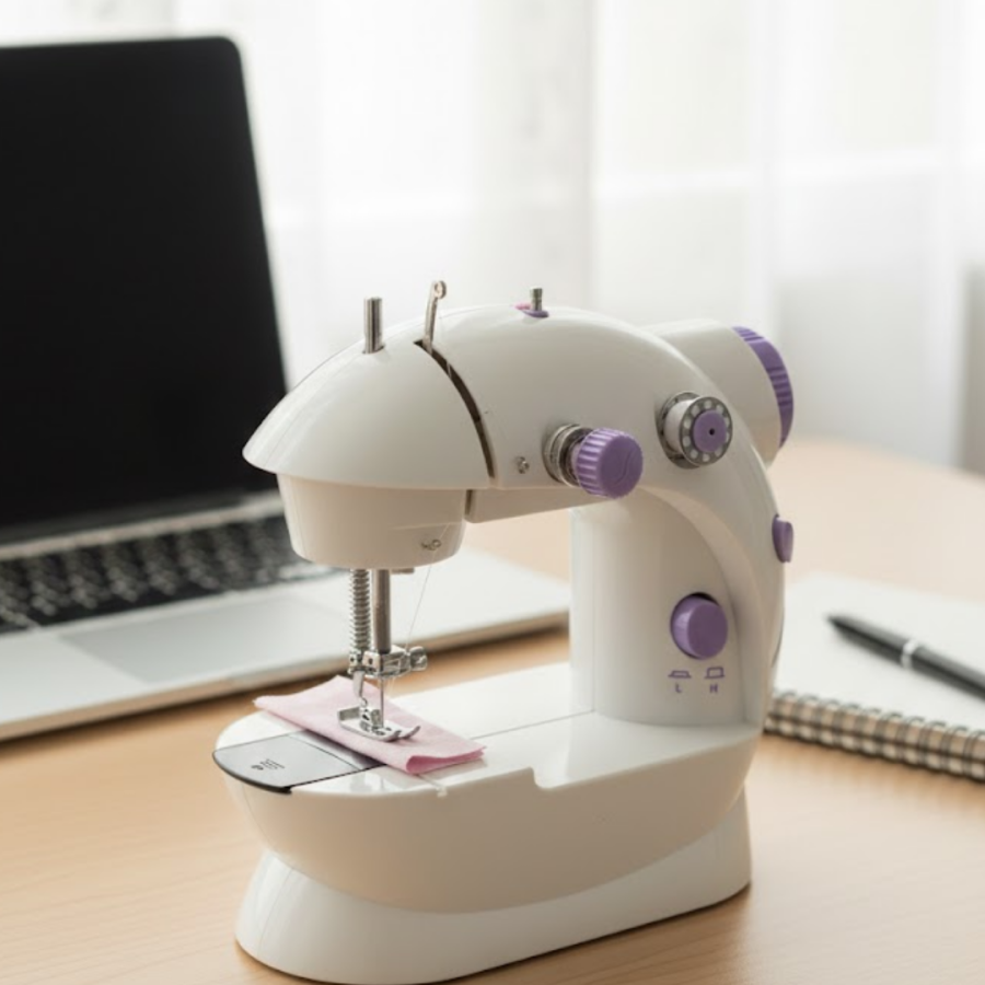 Home Type Mini Sewing Machine with Adjustable Speed ​​and Light