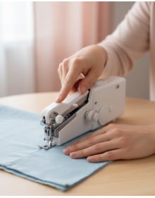 Handheld Mini Sewing Machine for Curtain and Clothes Repair