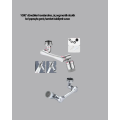 1080° Rotatable Faucet Head Robotic Arm Aerator Versatile Water Direction 1080° Rotatable Faucet Head Robotic Arm Aerator Versatile Water Direction