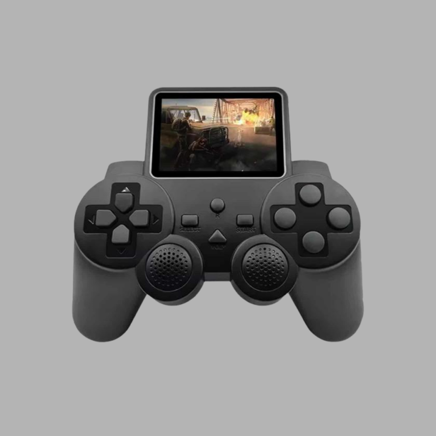 Atari S10 Retro Game Console – 520 Nostalgic Games, TV Connected, Rechargeable and Portable