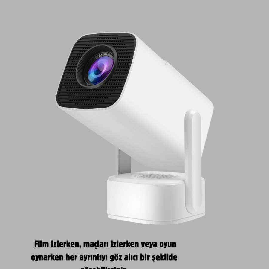 720p HD Projector – Long-Lasting Bulb, Vivid Colors and Home Cinema Enjoyment