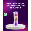 Portable Bottle Blender 380ml Rechargeable Sports Smoothie Shake Mixer Portable Bottle Blender 380ml Rechargeable Sports Smoothie Shake Mixer