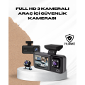 Wi-Fi Connected Full HD Vehicle Camera Set with 3 Cameras Parking Protection and Loop Recording Wi-Fi Connected Full HD Vehicle Camera Set with 3 Cameras Parking Protection and Loop Recording