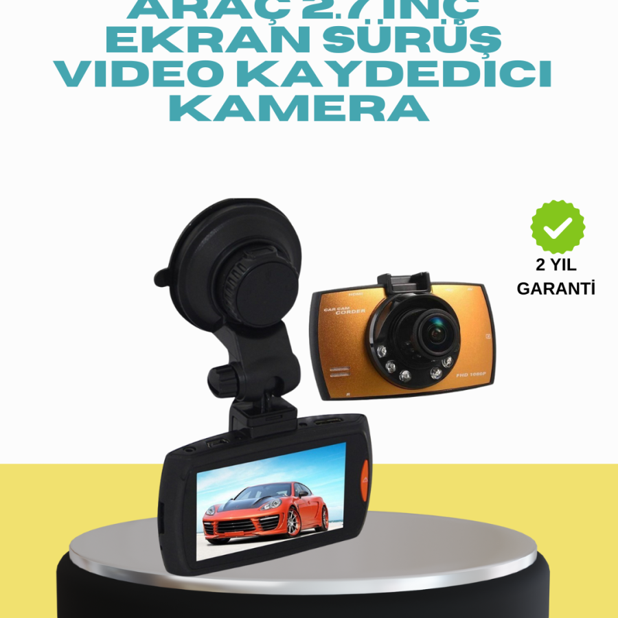 In-Car Security Camera HD DVR with Motion Detection
