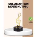 G Key Themed Rotating Music Box Melodic Decorative Product G Key Themed Rotating Music Box Melodic Decorative Product