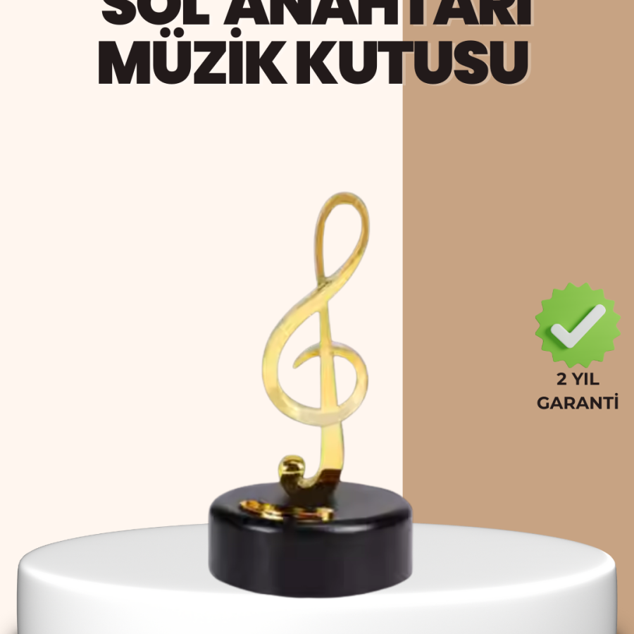 G Key Themed Rotating Music Box Melodic Decorative Product G Key Themed Rotating Music Box Melodic Decorative Product