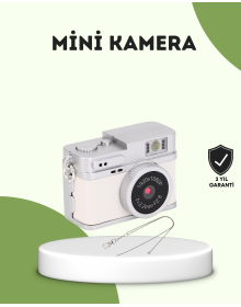 Mini HD Digital Camera 1080P Portable Retro Model with Cord