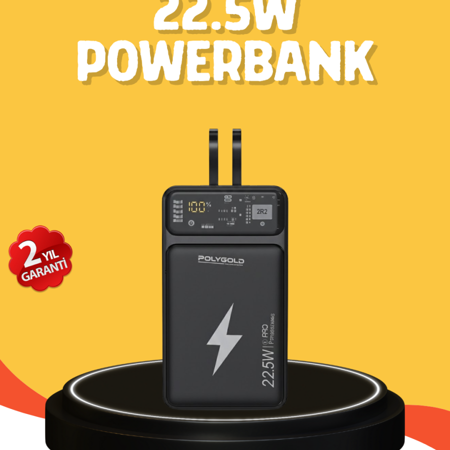 Powerbank 10000 mAh Portable with Digital Display