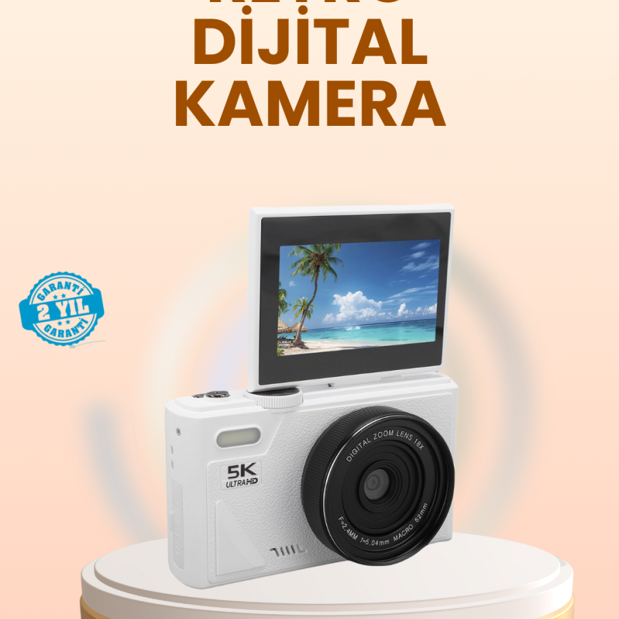 Portable 5K UHD Photo and Video Camera Autofocus WiFi