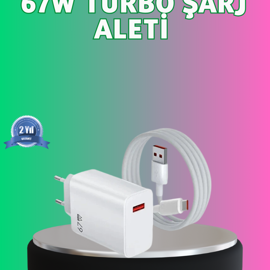67 Watt Powerful Turbo Charger Compatible with Samsung Note 10 Note 20