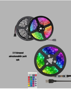 Smart Strip LED Light – Remote Control, USB Port, Music Mode