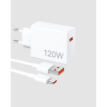 120W Super Fast Charging Adapter – Included Type-C Cable, High Voltage Protection