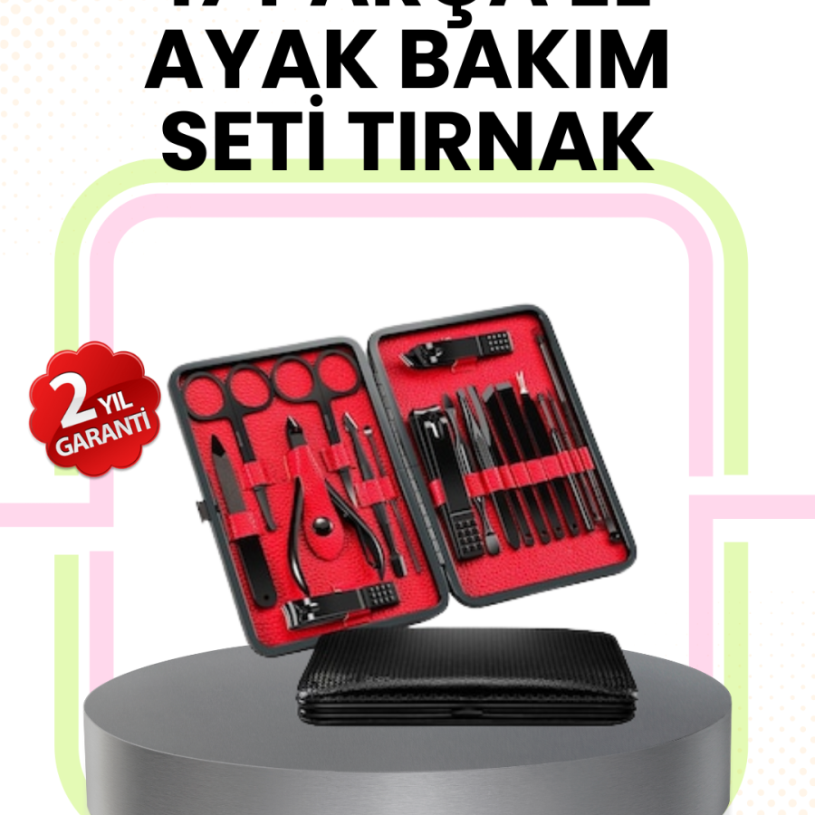 17 Piece Maintenance Set with Compact and Stylish Design