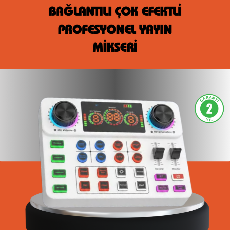 Karaoke and Broadcast Audio Control Unit with Bluetooth Connection