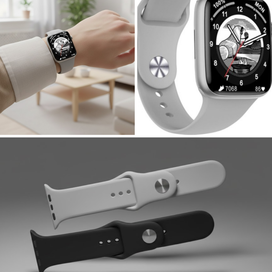 Smart Watch with Voice Calling Health and Activity Tracking