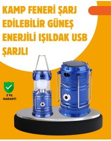 Multifunctional Camping Lantern with USB Rechargeable – Portable and Durable