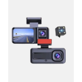 170° Wide Angle 3 Camera In-Car Recorder with Night Vision