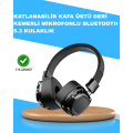 Portable Wireless Music Headset with Foldable Design