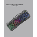 Illuminated Keyboard Mouse and Bluetooth Headset Set Turkish Q USB