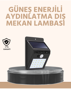 Energy Saving and Automatic Sensor LED Solar Light – Outdoor Compatible