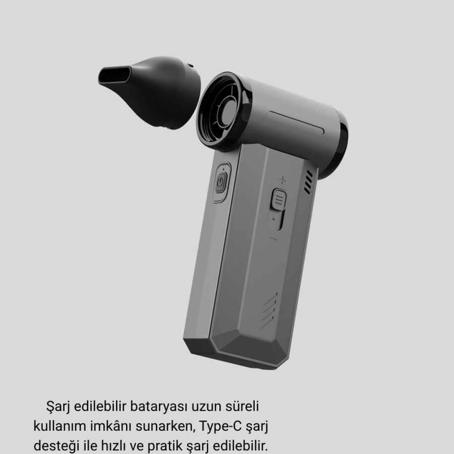 Rechargeable 130000 RPM Air Blow and Vacuum Vehicle Household Cleaning Machine