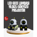 Robot Projector with Music and Light for Kids Room