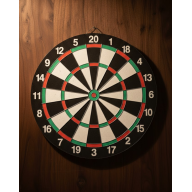 15 Inch Dartboard Set Durable Construction 4 Metal Darts