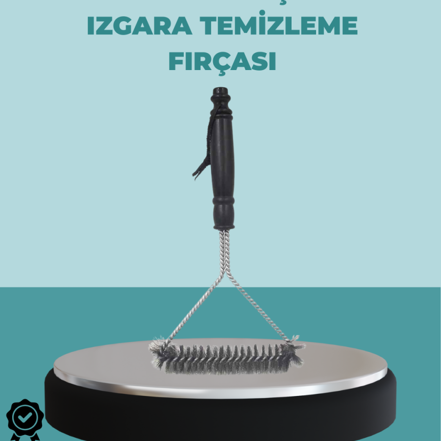 Long Handle Stainless Steel Grill Cleaning Brush