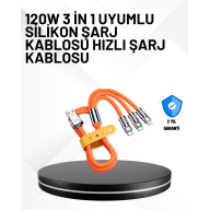 3 in 1 Cable – 120W Fast Charging and Data Transfer Features