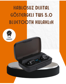 Bluetooth V5.0 Finger Touch Control Wireless Headset with Charging Box Model
